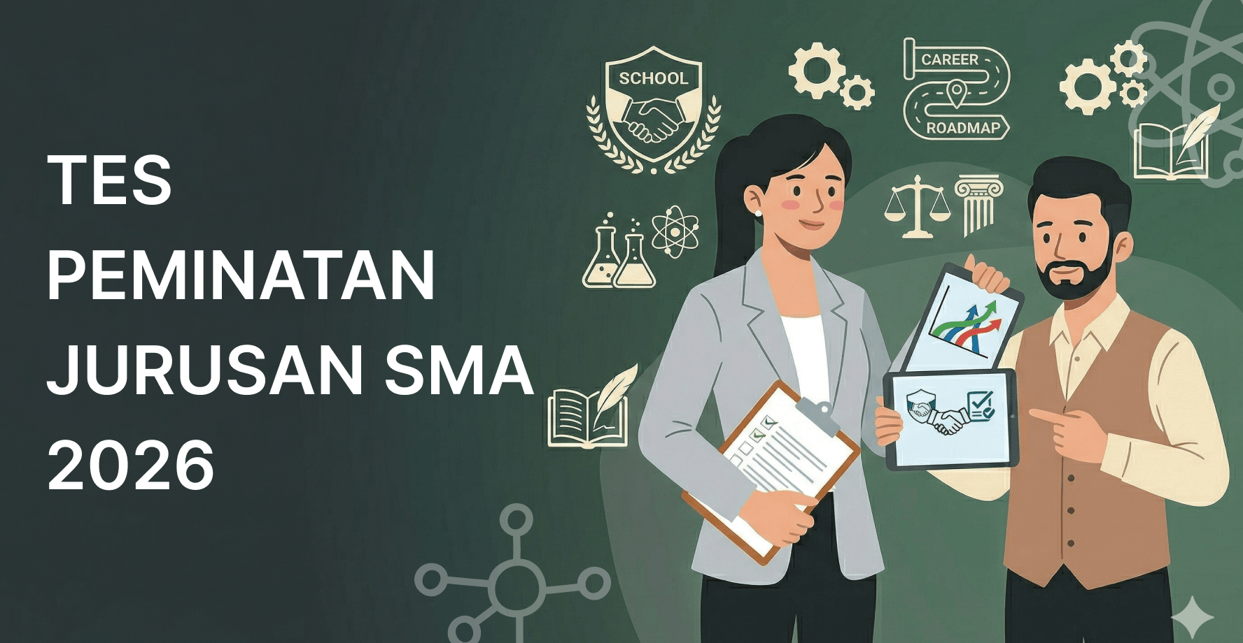 Banner Tes Penentuan Penjurusan SMA/MA IPA/IPS/Bahasa