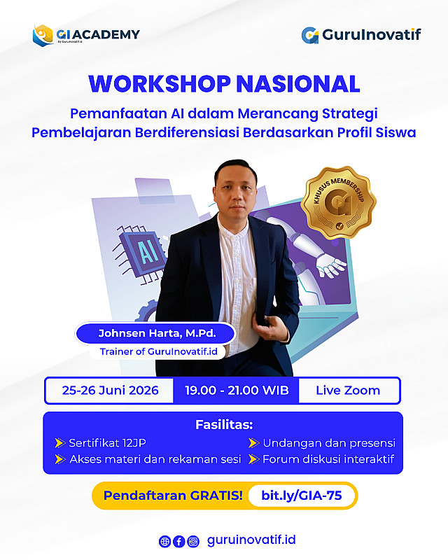 GIA #75 Pemanfaatan AI dalam Merancang Strategi Pembelajaran Berdiferensiasi Berdasarkan Profil Siswa