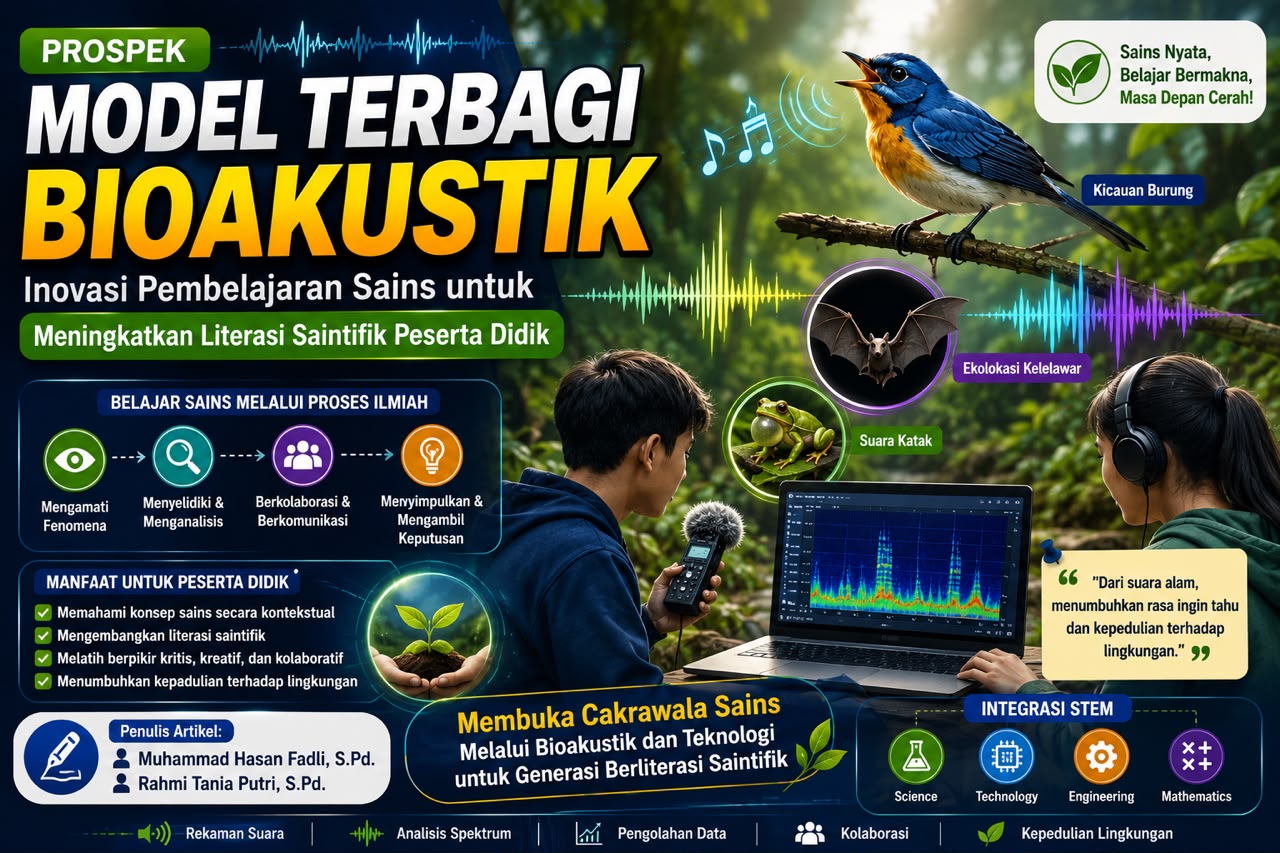 Prospek Model Terbagi Bioakustik dalam Pembelajaran Sains untuk Mengembangkan Literasi Saintifik Peserta Didik