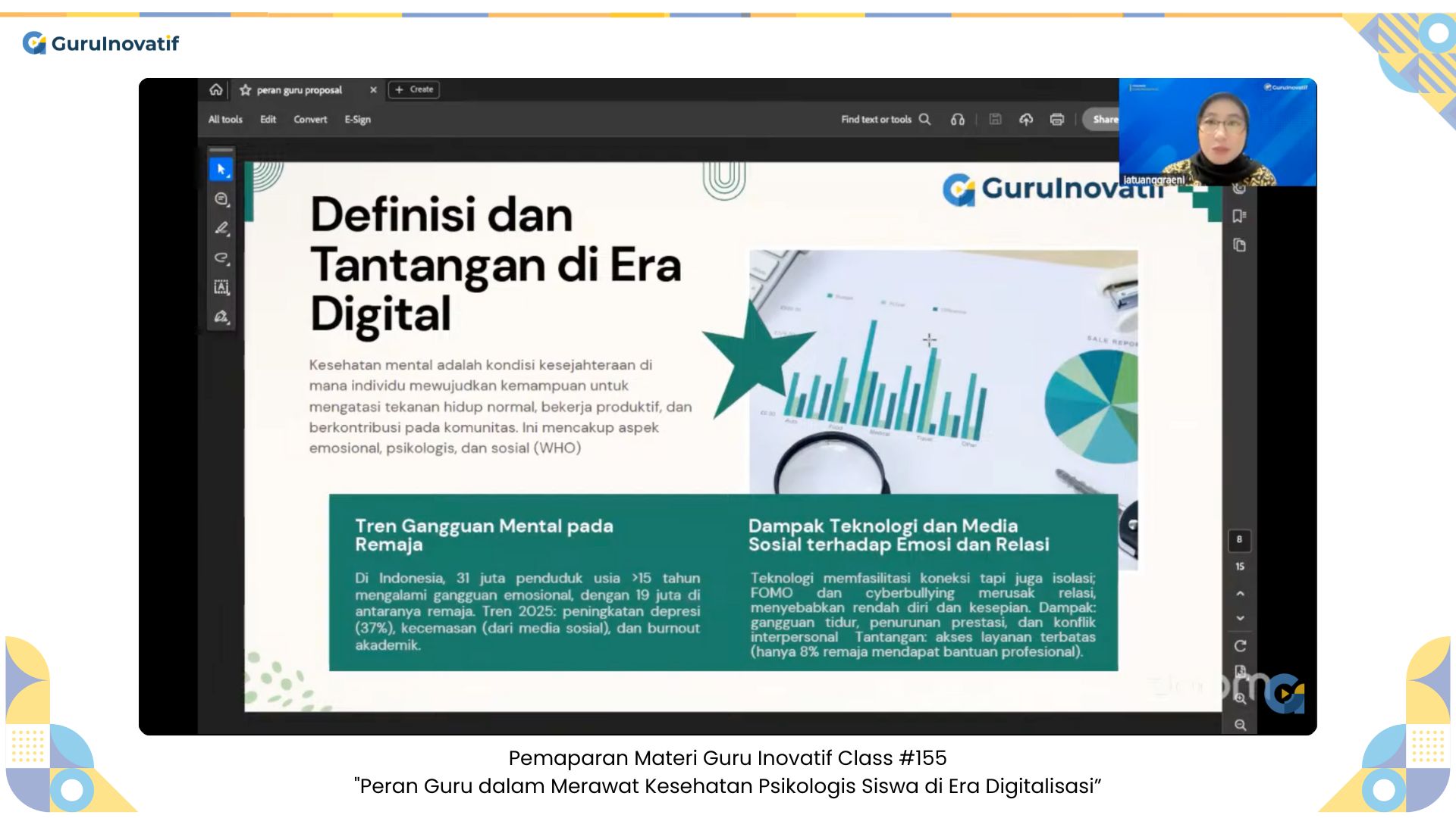 GI Class #155 | Peran Guru dalam Merawat Kesehatan Psikologis Siswa di Era Digitalisasi