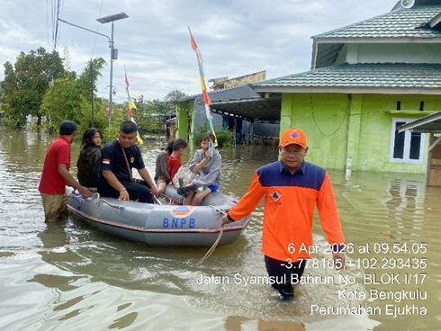 Gambar 1. Salah satu wilayah yang terkena bencana banjir Sumber : https://gis.bnpb.go.id/