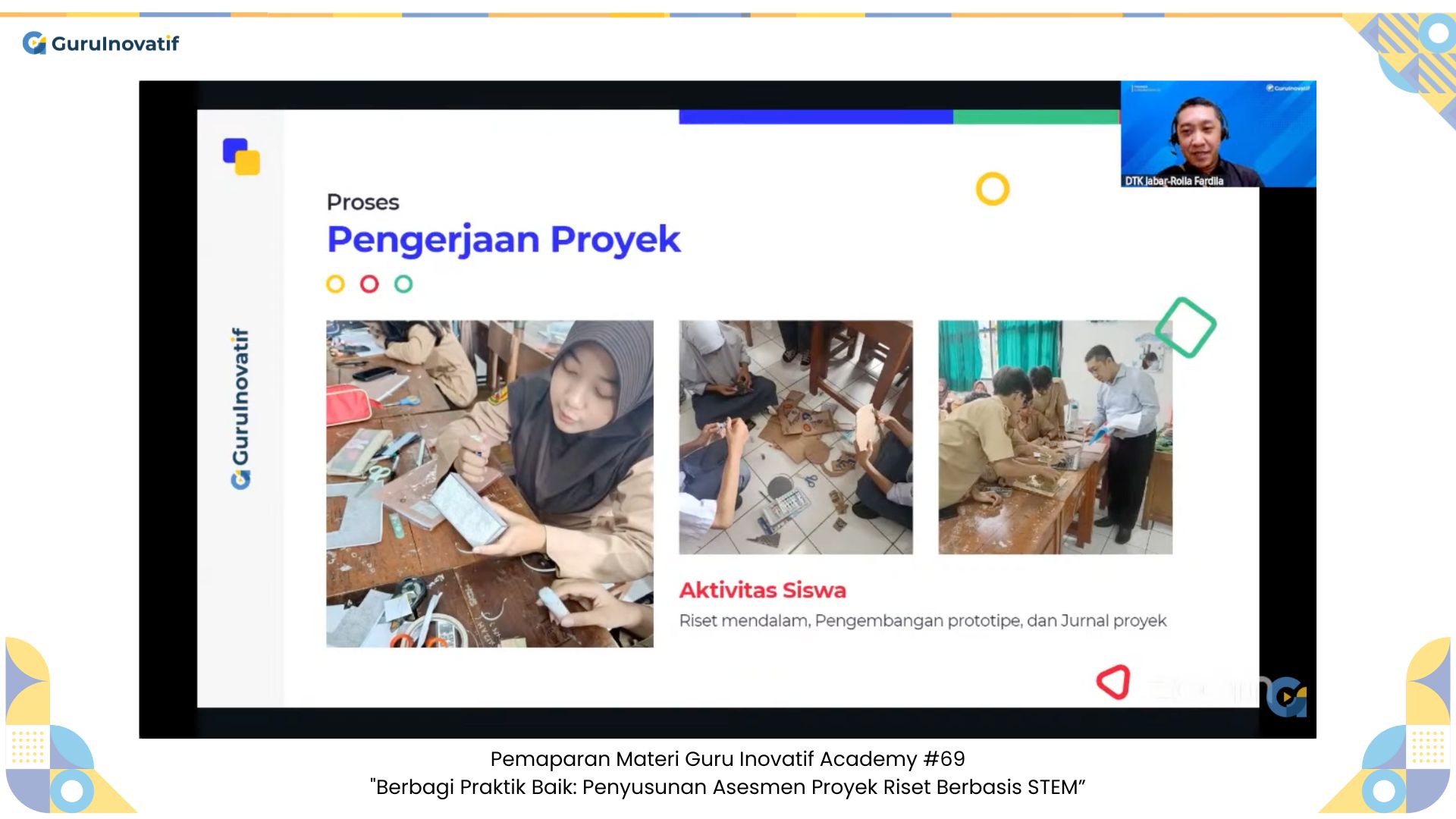 Berbagi Praktik Baik: Penyusunan Asesmen Proyek Riset Berbasis STEM