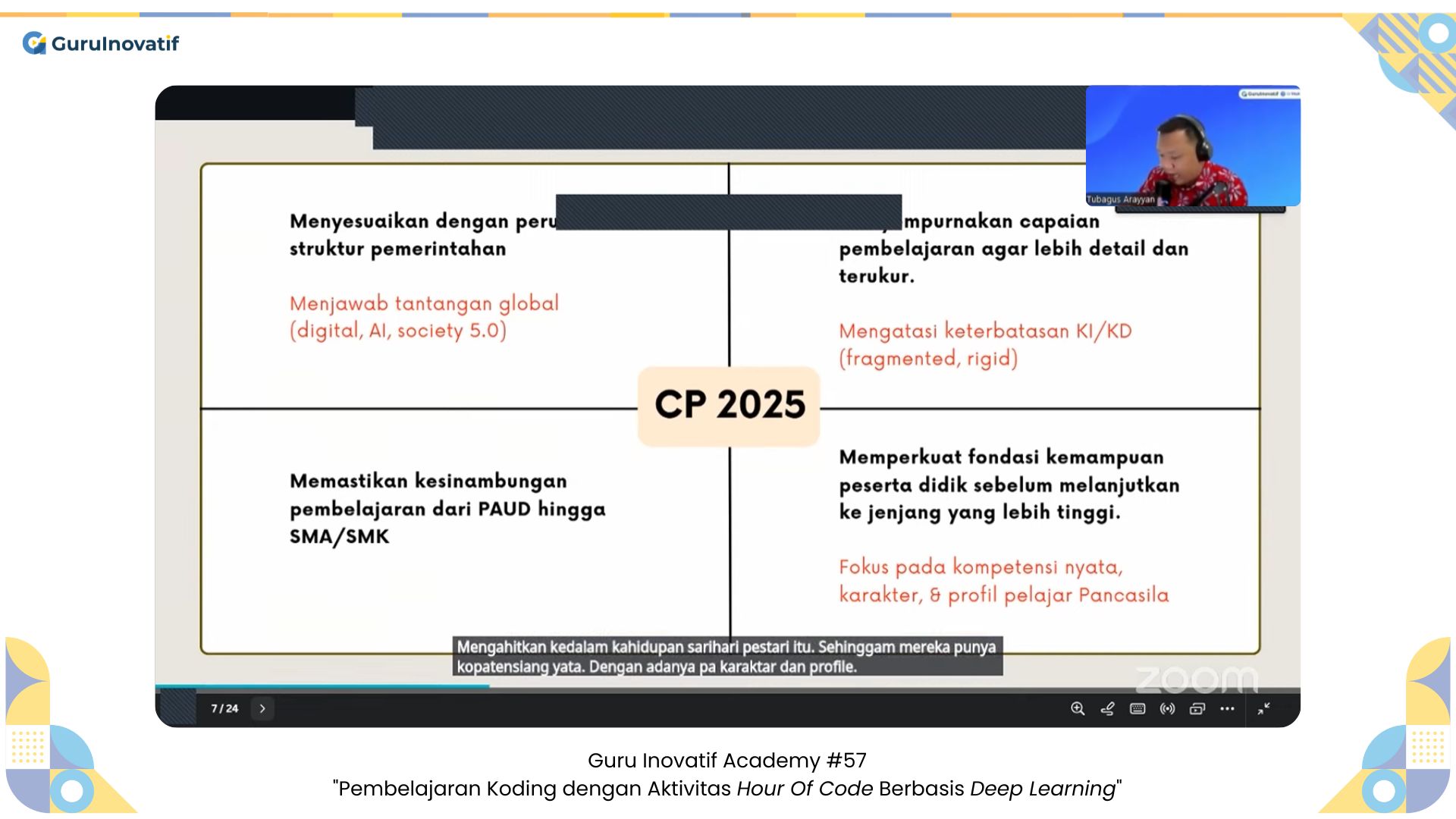 GI Class #145 | Mengintegrasikan Capaian Pembelajaran Terbaru ke dalam Rencana Pembelajaran yang Efektif