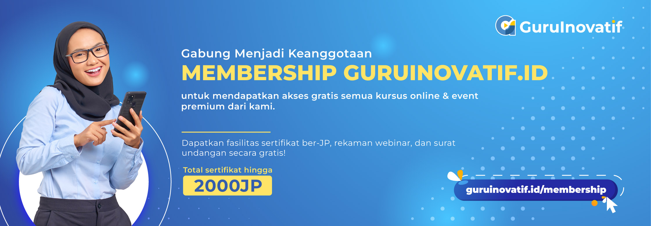 Akses materi pengembangan kompetensi guru lainnya di membership GuruInovatif.id