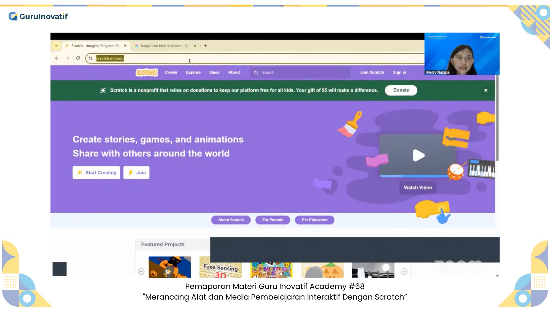 Merancang Alat dan Media Pembelajaran Interaktif dengan Scratch
