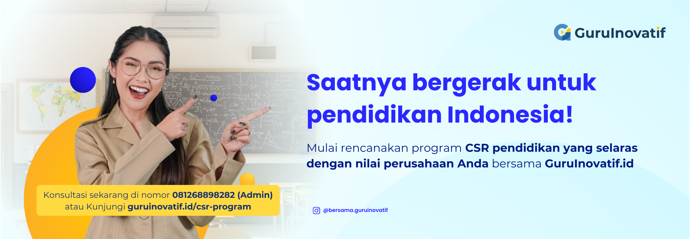 CSR Pendidikan Pendidikan Indonesia GuruInovatif.id Program CSR Nilai Perusahaan