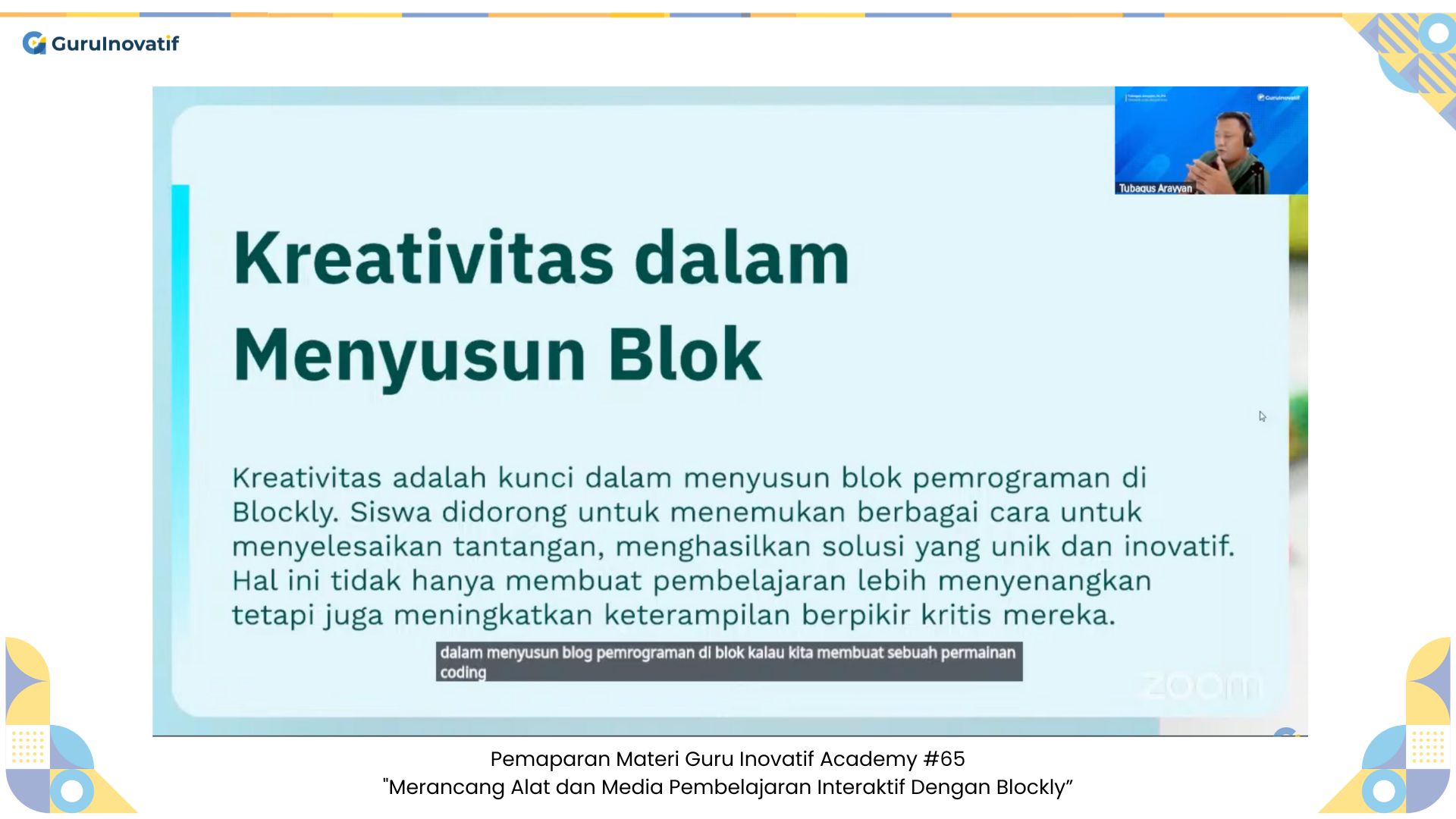 Merancang Alat dan Media Pembelajaran Interaktif dengan Blockly